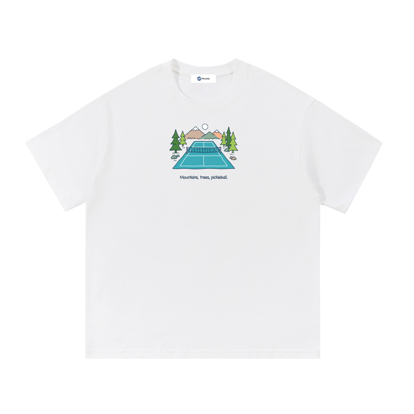 Mountain, Trees, Pickleball